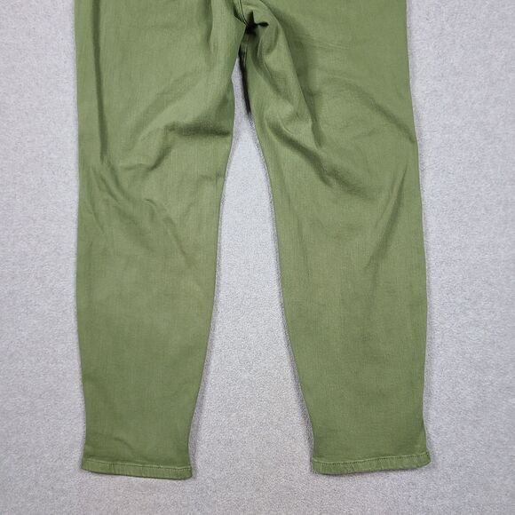 Judy Blue Pants Women 11/30 Green Garment Dyed Pockets Drawstring - Picture 10 of 15